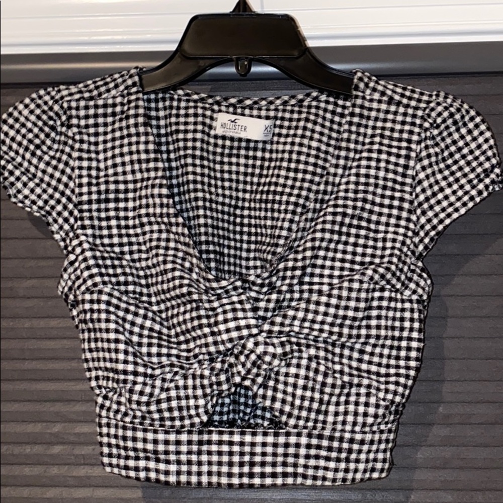 Hollister Gingham Crop Top